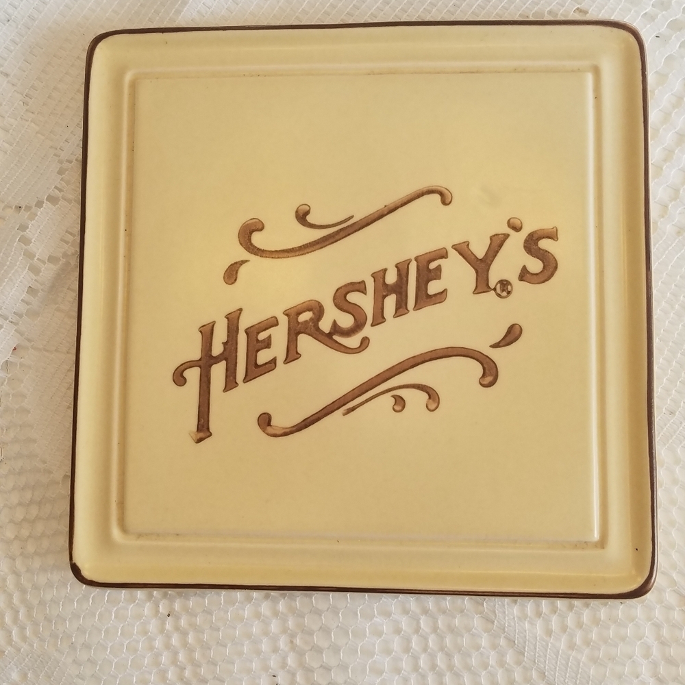 Vintage Ceramic Pfaltzgraff Hershey's Trivet Hanging Plaque